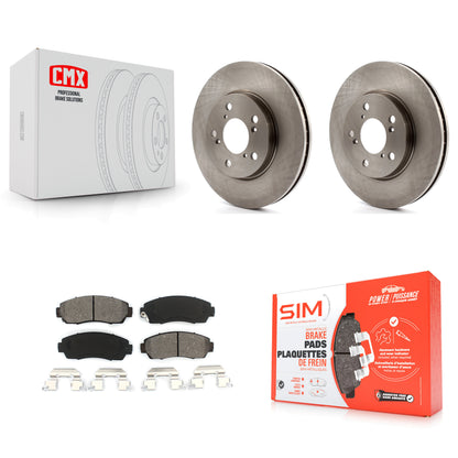 [Avant] Kit de Disque et plaquette (semi-métallique) de frein pour 2005-2010 Honda Odyssey K8S-100441