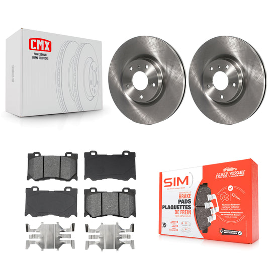 [Avant] Kit de Disque et plaquette (semi-métallique) de frein pour 2017-2018 INFINITI Q70 Hybrid avec Sport Package K8S-100444