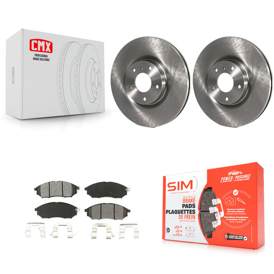 [Avant] Kit de Disque et plaquette (semi-métallique) de frein pour INFINITI Nissan G37 Murano G35 M35 370Z 350Z EX35 M37 QX70 G25 Q70 Q70L M45 Q40 QX50 M56 EX37 M35h K8S-100445