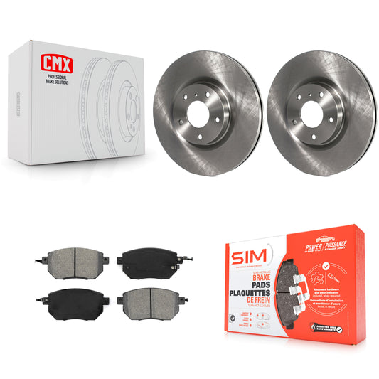 [Avant] Kit de Disque et plaquette (semi-métallique) de frein pour Nissan Murano Altima Maxima K8S-100446
