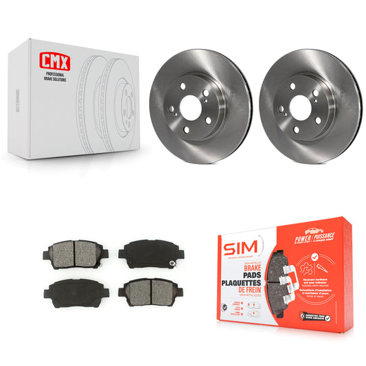 [Avant] Kit de Disque et plaquette (semi-métallique) de frein pour 2004-2009 Toyota Prius K8S-100447