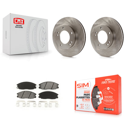 [Avant] Kit de Disque et plaquette (semi-métallique) de frein pour 2003-2006 Kia Sorento K8S-100453