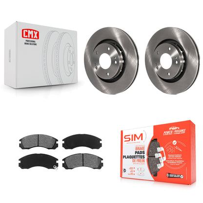 [Avant] Kit de Disque et plaquette (semi-métallique) de frein pour Mitsubishi Lancer Outlander PHEV K8S-100459