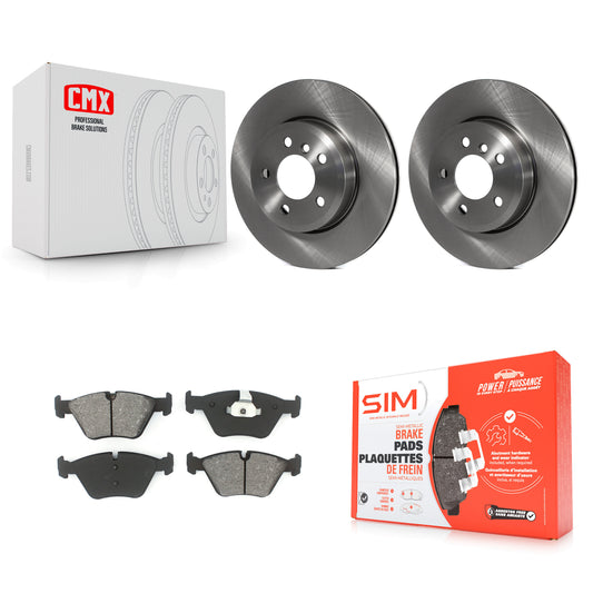 [Avant] Kit de Disque et plaquette (semi-métallique) de frein pour 2004-2010 BMW X3 K8S-100476