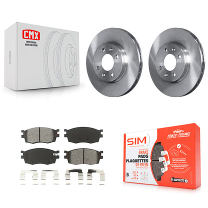 [Avant] Kit de Disque et plaquette (semi-métallique) de frein pour Hyundai Accent Kia Rio Rio5 K8S-100481