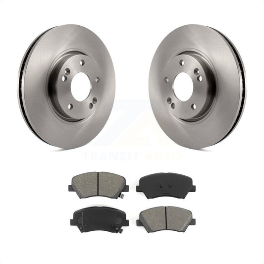 [Avant] Kit de Disque et plaquette (semi-métallique) de frein pour 2015 Hyundai Veloster Tech RE FLEX SE K8S-100491 par Transit Auto