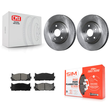 [Avant] Kit de Disque et plaquette (semi-métallique) de frein pour Toyota Camry Lexus ES350 Avalon ES300h K8S-100499