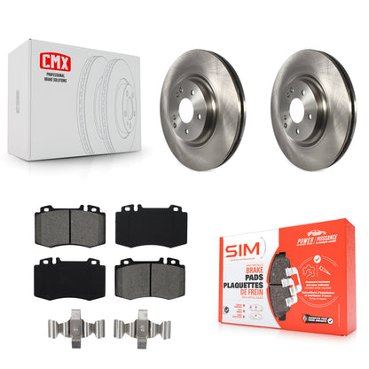 [Avant] Kit de Disque et plaquette (semi-métallique) de frein pour Mercedes-Benz C230 C320 SLK350 K8S-100515