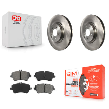 [Avant] Kit de Disque et plaquette (semi-métallique) de frein pour Mercedes-Benz SLK280 C320 avec Sport Package K8S-100516