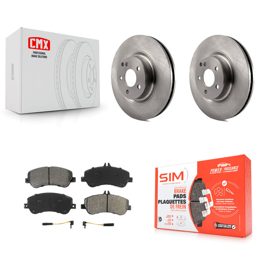 [Avant] Kit de Disque et plaquette (semi-métallique) de frein pour Mercedes-Benz GLK350 GLK250 K8S-100520