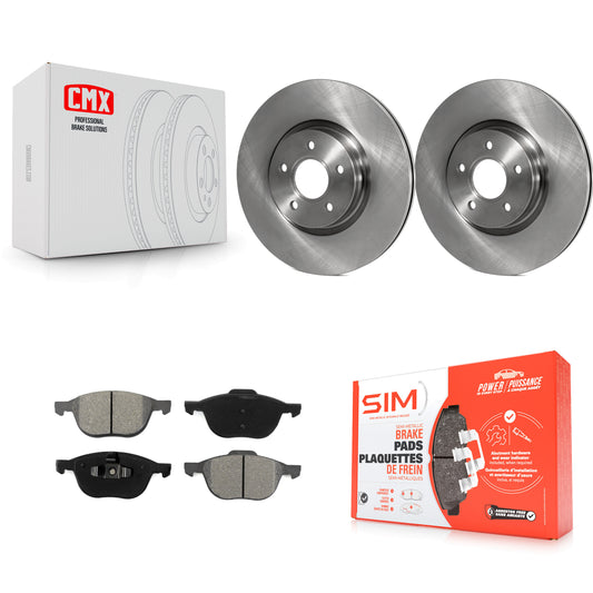 [Avant] Kit de Disque et plaquette (semi-métallique) de frein pour 2014 Ford Connect 104.8" wheel base K8S-100522