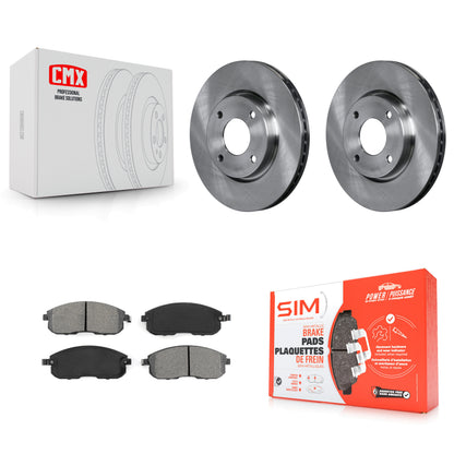 [Avant] Kit de Disque et plaquette (semi-métallique) de frein pour Nissan Sentra Versa Cube K8S-100526