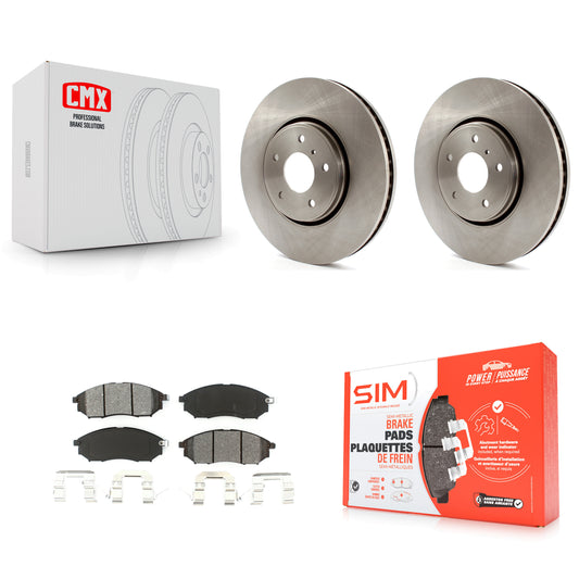 [Avant] Kit de Disque et plaquette (semi-métallique) de frein pour Infiniti FX35 FX37 QX70 FX45 INFINITI K8S-100531