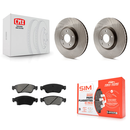 [Avant] Kit de Disque et plaquette (semi-métallique) de frein pour INFINITI G37 G35 Q60 K8S-100532
