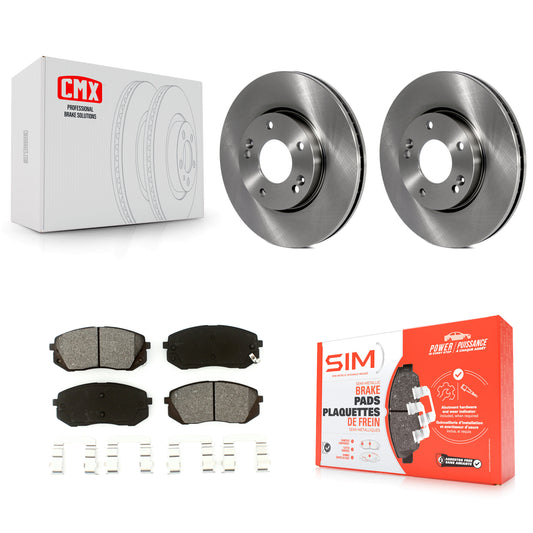 [Avant] Kit de Disque et plaquette (semi-métallique) de frein pour 2007-2009 Kia Rondo K8S-100540