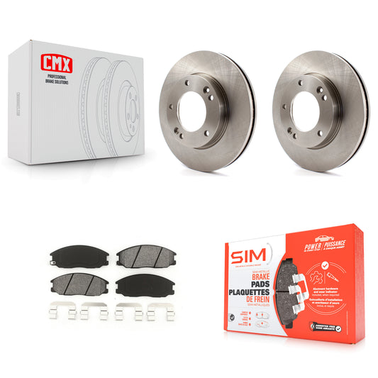 [Avant] Kit de Disque et plaquette (semi-métallique) de frein pour 2007-2009 Kia Sorento K8S-100541