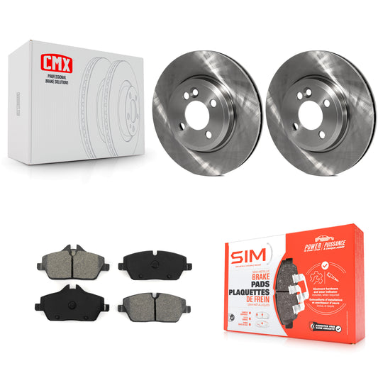 [Avant] Kit de Disque et plaquette (semi-métallique) de frein pour 2007-2015 Mini Cooper avec 280mm Diameter Rotor K8S-100544