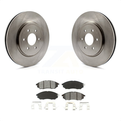 [Avant] Kit de Disque et plaquette (semi-métallique) de frein pour 2008-2012 Nissan Pathfinder 5.6L K8S-100546 par Transit Auto