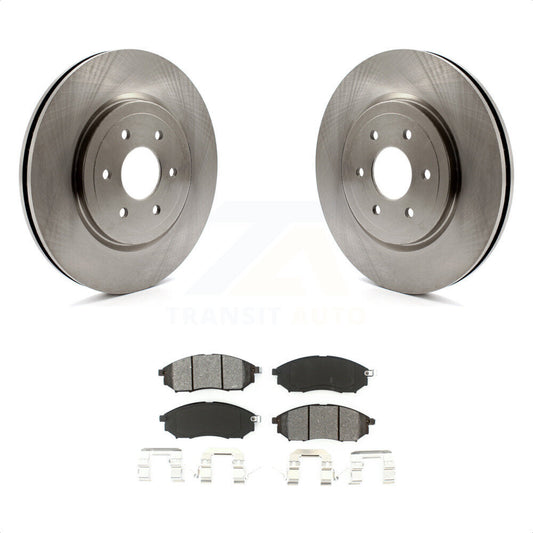 [Avant] Kit de Disque et plaquette (semi-métallique) de frein pour 2008-2012 Nissan Pathfinder 5.6L K8S-100546 par Transit Auto