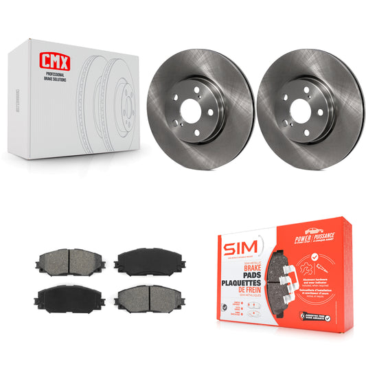 [Avant] Kit de Disque et plaquette (semi-métallique) de frein pour Toyota Corolla Scion xD Matrix Pontiac Vibe K8S-100547