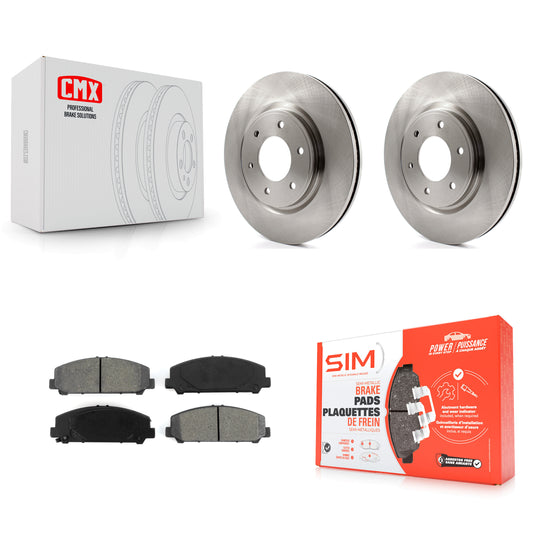 [Avant] Kit de Disque et plaquette (semi-métallique) de frein pour Nissan TITAN Armada INFINITI QX80 QX56 K8S-100548