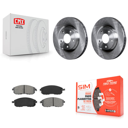 [Avant] Kit de Disque et plaquette (semi-métallique) de frein pour 2007-2012 Nissan Sentra SE-R K8S-100552