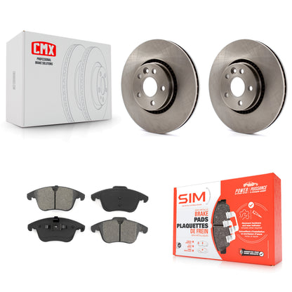 [Avant] Kit de Disque et plaquette (semi-métallique) de frein pour 2008-2015 Land Rover LR2 K8S-100555