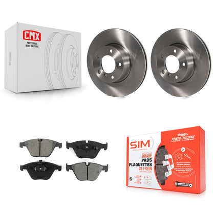 [Avant] Kit de Disque et plaquette (semi-métallique) de frein pour BMW 328i xDrive X1 328xi 323i K8S-100560