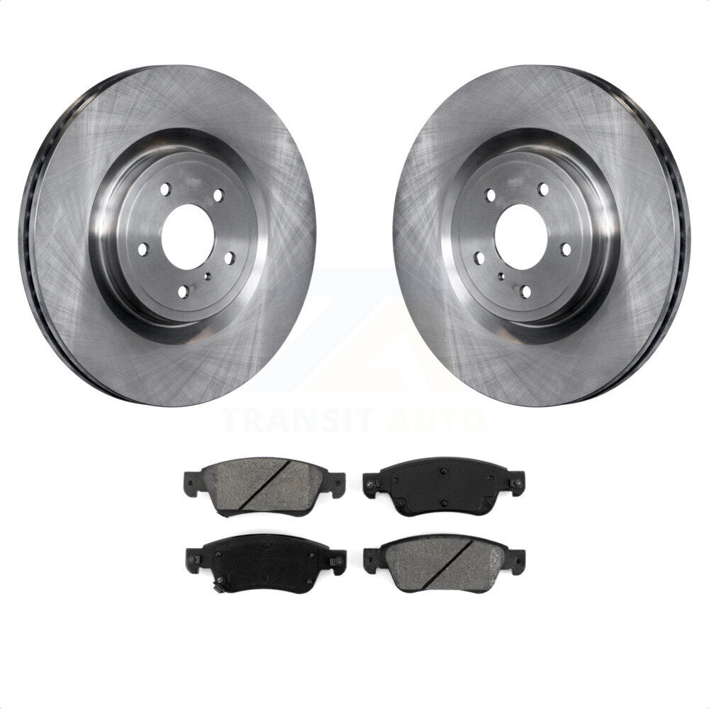 [Avant] Kit de Disque et plaquette (semi-métallique) de frein pour 2014 INFINITI Q60 Sport sans Package K8S-100563 par Transit Auto