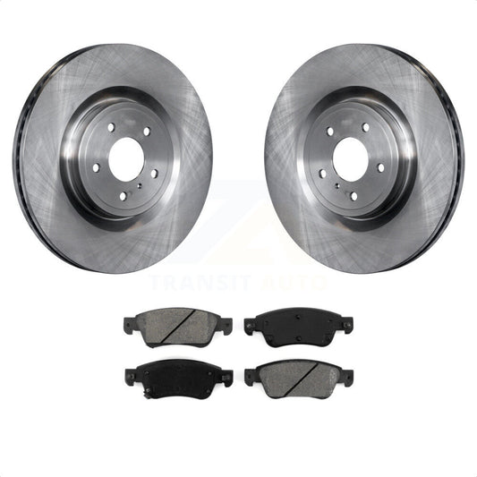 [Avant] Kit de Disque et plaquette (semi-métallique) de frein pour 2014 INFINITI Q60 Sport sans Package K8S-100563 par Transit Auto