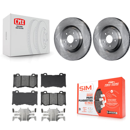 [Avant] Kit de Disque et plaquette (semi-métallique) de frein pour INFINITI G37 Q50 Nissan 370Z Q60 M37 Q70 Q70L QX70 M56 FX50 Z K8S-100564