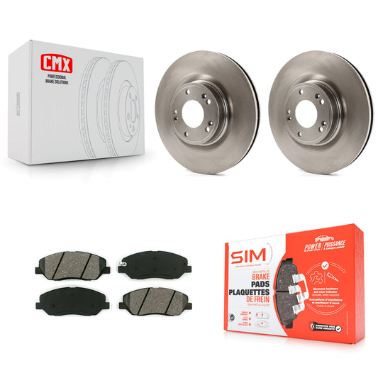 [Avant] Kit de Disque et plaquette (semi-métallique) de frein pour 2009-2011 Hyundai Genesis 3.8L K8S-100575
