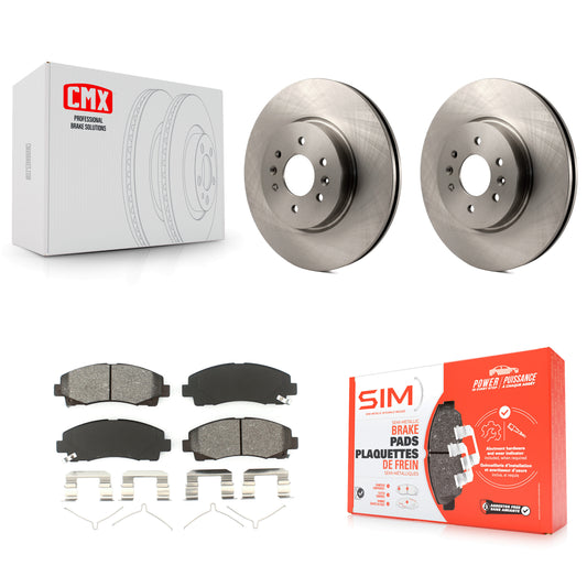 [Avant] Kit de Disque et plaquette (semi-métallique) de frein pour 2009-2014 Acura TL K8S-100582