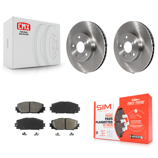 [Avant] Kit de Disque et plaquette (semi-métallique) de frein pour Toyota Prius Lexus CT200h Plug-In K8S-100584