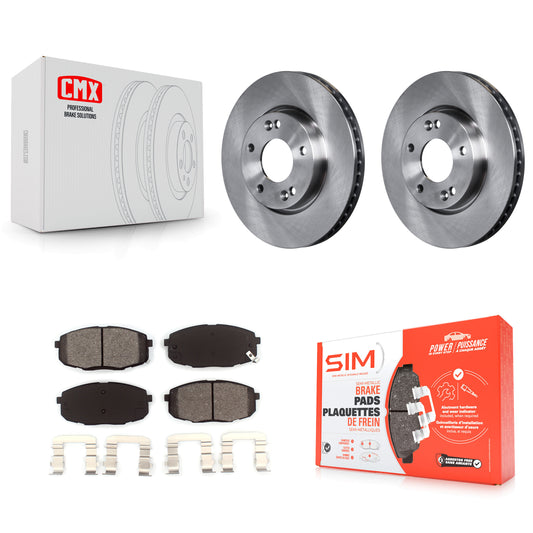 [Avant] Kit de Disque et plaquette (semi-métallique) de frein pour Kia Forte Koup Forte5 K8S-100585