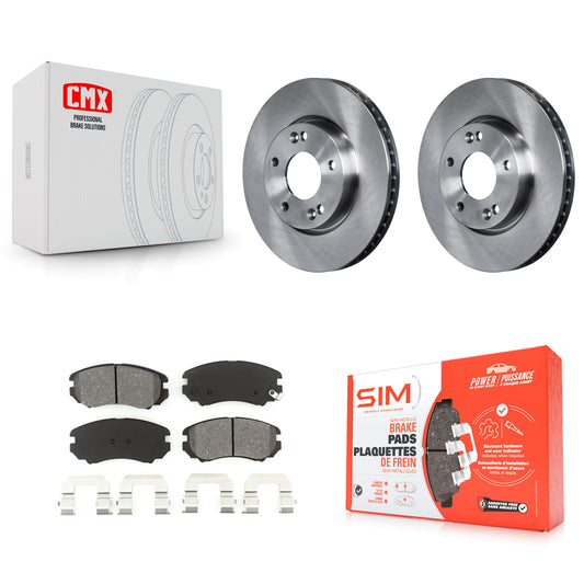 [Avant] Kit de Disque et plaquette (semi-métallique) de frein pour 2010-2011 Kia Soul 2.0L K8S-100587