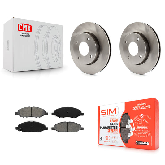[Avant] Kit de Disque et plaquette (semi-métallique) de frein pour 2009-2011 Nissan Versa 1.6L K8S-100588