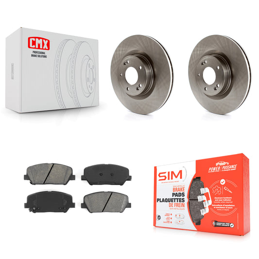 [Avant] Kit de Disque et plaquette (semi-métallique) de frein pour Hyundai Genesis Coupe K8S-100590