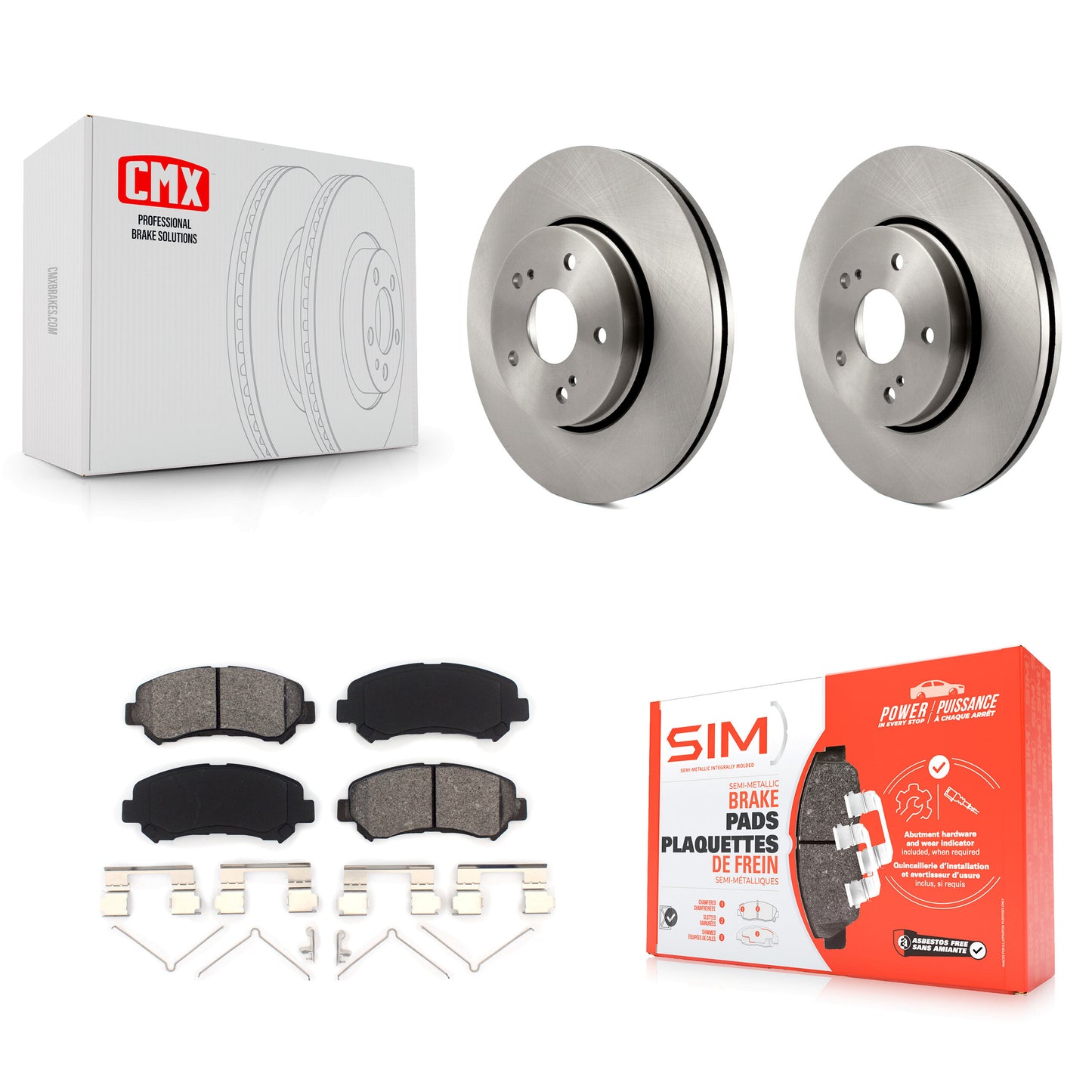 [Avant] Kit de Disque et plaquette (semi-métallique) de frein pour 2010-2013 Suzuki Kizashi K8S-100598