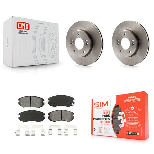 [Avant] Kit de Disque et plaquette (semi-métallique) de frein pour 2010-2011 Kia Soul 1.6L K8S-100600