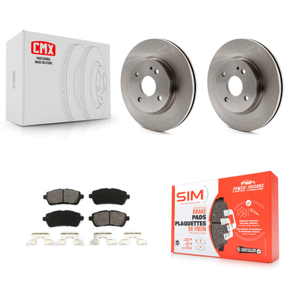 [Avant] Kit de Disque et plaquette (semi-métallique) de frein pour 2011-2014 Mazda 2 K8S-100601
