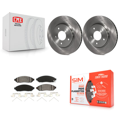 [Avant] Kit de Disque et plaquette (semi-métallique) de frein pour Nissan NV200 LEAF Chevrolet City Express K8S-100603