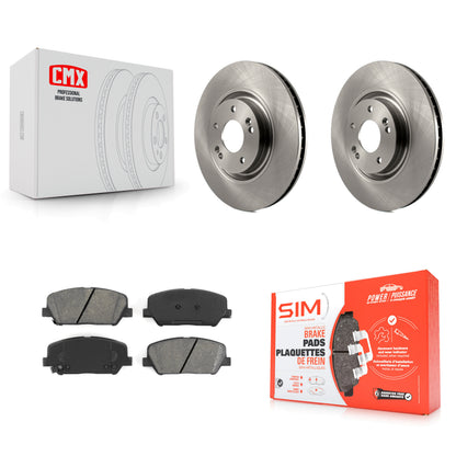 [Avant] Kit de Disque et plaquette (semi-métallique) de frein pour 2011-2015 Kia Optima 2.0L K8S-100608