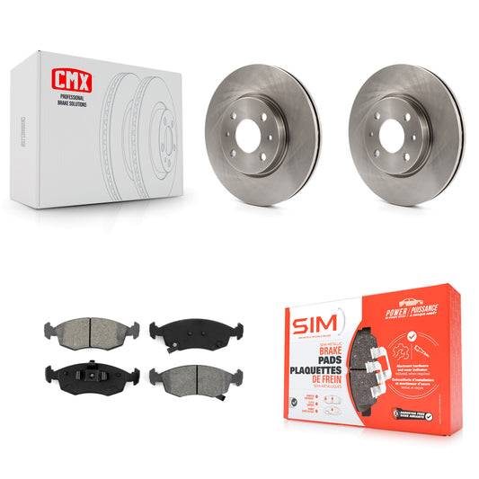 [Avant] Kit de Disque et plaquette (semi-métallique) de frein pour Fiat 500 K8S-100616