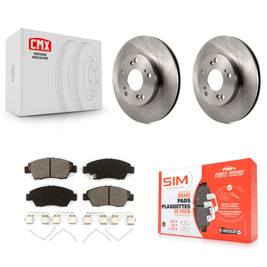 [Avant] Kit de Disque et plaquette (semi-métallique) de frein pour Honda Civic Acura ILX K8S-100620