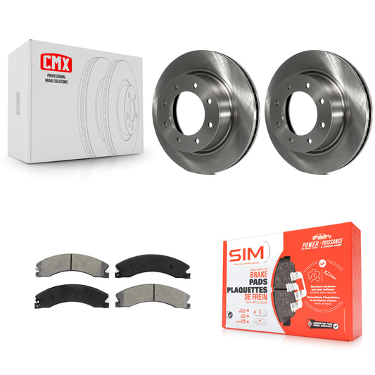 [Avant] Kit de Disque et plaquette (semi-métallique) de frein pour 2012-2021 Nissan NV2500 NV3500 NV1500 K8S-100624