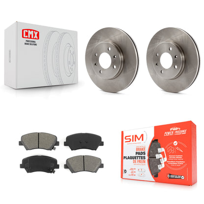 [Avant] Kit de Disque et plaquette (semi-métallique) de frein pour Hyundai Accent Kia Rio K8S-100625