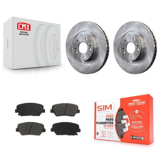 [Avant] Kit de Disque et plaquette (semi-métallique) de frein pour Kia Sorento Hyundai Santa Fe Sport K8S-100634