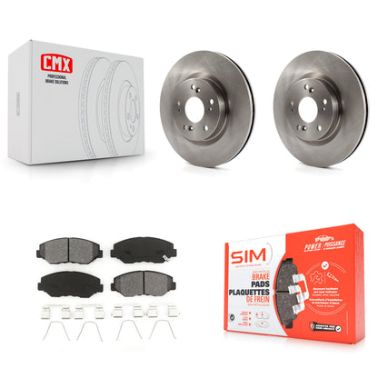 [Avant] Kit de Disque et plaquette (semi-métallique) de frein pour 2012-2016 Honda CR-V FWD K8S-100640