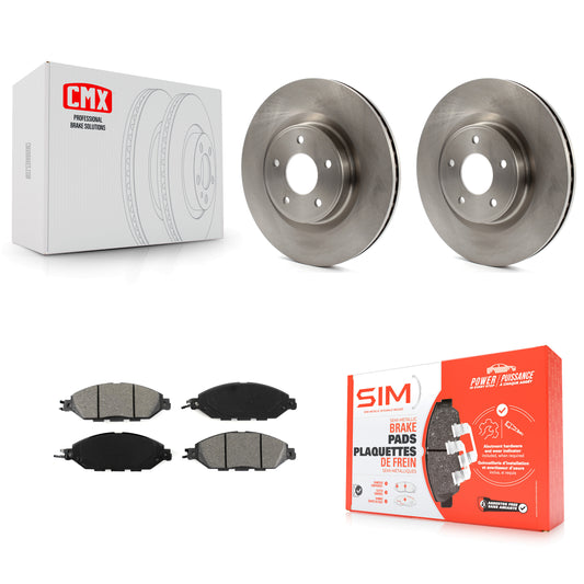 [Avant] Kit de Disque et plaquette (semi-métallique) de frein pour Nissan Pathfinder Murano INFINITI QX60 JX35 K8S-100644